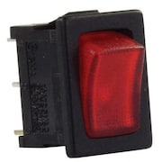 Jr Products MINI-ILLUMINATED ON/OFF 12V SWITCH, RED/BLACK 12765